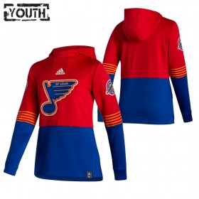 Kinder St. Louis Blues Blank 2020-2021 Reverse Retro Pullover Hooded Sweatshirt